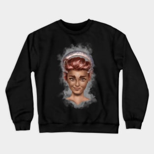 Young blackred angel Crewneck Sweatshirt